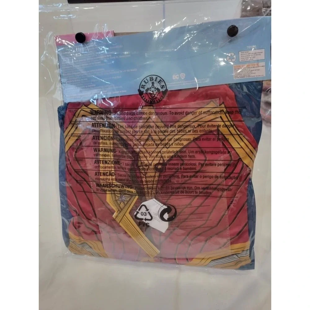 WW84 Wonder Woman Dress Tiara‎ Child Costume S 4-6